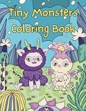 Tiny Monsters Coloring Book: Whimsical Worlds of Miniature Monsters