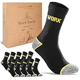 Calze da Lavoro Uomo Rinforzate WORK Socks 70104T (43-46)