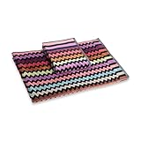 MISSONI HOME Warner, set 2 spugne Motivo Zig Zag