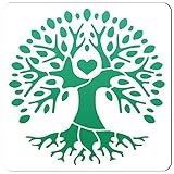 GORGECRAFT 30 × 30 CM Albero Della Vita Stencil Plastica Disegno Pittura Modelli Grande Riutilizzabile Segno Decorazioni per La Casa per Dipingere su Legno Parete Scrapbook Carta Pavimento Disegno