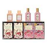 Gucci 4 Pezzi Set Regalo Profumi per Donna- 2x Gucci Bloom 4,5 Once e 2x Gucci Flora 4,5 g