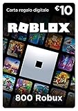 Carta Regalo Roblox - 800 Robux