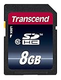 Transcend TS8GSDHC10 Scheda di Memoria SDHC da 8 GB, Classe 10