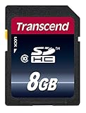 Transcend TS8GSDHC10 Scheda di Memoria SDHC da 8 GB, Classe 10