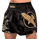 Hayabusa Falcon Muay Thai Shorts - Zwart XL