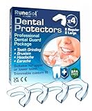 Runesol Bite Bruxismo Notturno Automodellante, 4 x Misto, Byte Dentale Notturno, Byte Notte Automodellanti, Bite per il Bruxismo, Bait Protezione Denti Notturno, Mouth Guard Teeth Grinding, Baiter