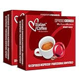 Italian Coffee 100 Capsule compatibile con Nespresso Professional (Espresso Cremoso)