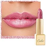 Oulac Rossetto Metallizzato Lucido, Rossetto Rosa Altamente Pigmentato, Lucentezza 3D, Rossetto Lunga Durata, Formula Cremosa e Idratante, Vegan, 4,3g (11) Hip & Hippie