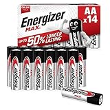 Energizer Pile Max AA, Alcaline, Confezione da 14