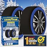 Calze da Neve GoodYear Star Gripper Omologate Italia EN 16662-1:2020 Due Catene da Neve in Tessuto per Auto. Snow Sock Taglia M