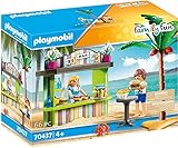 PLAYMOBIL Family Fun 70437, Chiosco sulla Spiaggia, dai 4 Anni