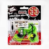 Grip And Tricks - Mini Scooter con Mini Attrezzi e Accessori in Miniatura - Pack 1 Mini Trick Verde per Bambini dai 6 Anni in su