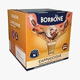 64 Capsule Caffe Borbone Compatibili con Nescafe Dolce Gusto Cappuccione Bevanda al Gusto Cappuccino - L  Emporio del Caffè