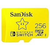 SanDisk 256GB scheda microSDXC per console Nintendo Switch fino a 100 MB/s UHS-I Class 10 U3