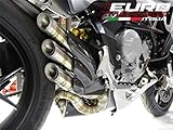 Silmotor Impianto Scarico Completo Inox Titanioper per MV Agusta Brutale/Dragster 675/800 2011-2015