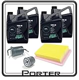 KIT TAGLIANDO FILTRO ARIA FILTRO OLIO ED OLIO COMPATIBILE PER PIAGGIO PORTER 1300 BENZINA FINO AL 2009 MOTORE DAIHATSU