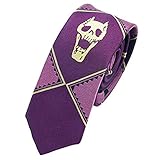 Cravatta da Uomo Viola Eleganti per Halloween Natale Cosplay