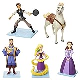 LKNBIF 5 Pezzi Rapunzel Figure, Rapunzel Mini Figure, Figura di Rapunzel Forniture per Decorazioni per Torte Principessa Mini Personaggi da Collezione Forniture Action Figure Set per Bambini