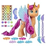 My Little Pony: Lascia il Tuo Segno, Sunny Starscout Ribbon Hairstyles, pony arancione da 15 cm con accessori per acconciature, per bambini e bambine dai 5 anni in su