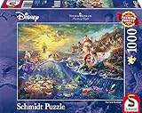 Schmidt , Thomas Kinkade: Disney The Little Mermaid Puzzle - 1000pc, Puzzle, Ages 12+, 1 Players