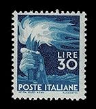 LaVecchiaScatola 1945 Repubblica 30 Lire Democratica SAS.563 Nuovo MNH/**