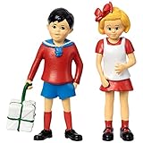 Pippi Longstocking 44-3794-00 - Set di figure Tommy & Annika