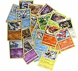 Unbekannt Pokemon – 20 diverse carte rare (cartine stellate) – Tedesco