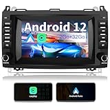 AWESAFE Android 12 Autoradio Carplay Android Auto per Mercedes Benz Vito Viano/Sprinter W639 W245/Classe B/Classe A W169, 7 Pollici Car Radio (2+32GB)