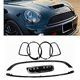 Kit griglia + luce + cofano per Mini Cooper S R55 R56 R57 R58 R59 JCW 07-2014