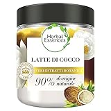 Herbal essences Maschera Capelli idratante, per Capelli Secchi, Trattati, Colorati, con Latte di Cocco 250ml, Collabora con Royal Botanic Gardens, Kew