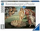 Ravensburger - Puzzle Botticelli Nascita di Venere, 1000 Pezzi, Puzzle Arte per Adulti e Ragazzi, Quadri Famosi da Esporre, Idea Regalo per Lei o Lui, 70x50 cm
