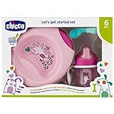 Chicco Set Pappa 6M+, Bimba, Rosa