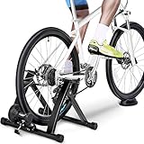 Yaheetech Rullo per Bici Allenamento Bicicletta Indoor Pieghevole Magnetico per Bicicletta 26-28 Pollici e da 700C