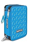 Giotto Astuccio Stilnovo 3 Zip, Azzurro