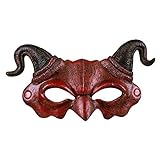 Boland 72254 - Maschera in schiuma demone, adulto, scheletro, teschio, dungeon, costume, carnevale, feste a tema, Halloween