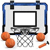 QDRAGON Canestro Basket Da Camera, Canestro Basket Bambini,Basket Indoor,Per Bambini e Adulti Sportivi con 3 Palline per Ragazzi,40,4 x 29,5 x 5,2 cm