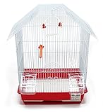 BPS Bird Cage Metal con Feeder Drinker Swing Jumper Color Bucket invia a Caso 34,5 x 28 x 46 cm BPS-1152