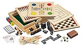 Philos Wooden Game Compendium - 23cm (8 Games)