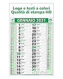 CALENDARI CALENDARIO OLANDESE PERSONALIZZATI CON LA TUA GRAFICA A COLORI QUALITA  DI STAMPA HD 50 PEZZI