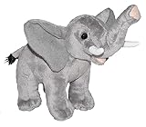 Wild Republic Wild Calls Elefante, Peluche Sonoro, Regalo Per Bambini, Giocattolo Con Imbottitura Realizzata Con Bottiglie Riciclate