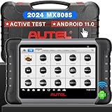 Autel MaxiCheck MX808S: 2024 Strumento Bidirezionale come MK808S MK808BT Pro MK808K-BT, Funzionalità come MaxCOM MK900, 28+ Service, Altro Test Attivo, Tutti Sistemi OE, Codice Iniezione, Android 11