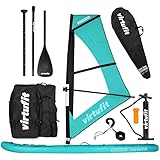 VirtuFit Supboard Surfer 305 - Turchese - Include windsurf e accessori