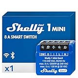 Shelly Plus 1 Mini Gen3, Interruttore Relè Intelligente, Wifi, Smart, Controllo Intelligente