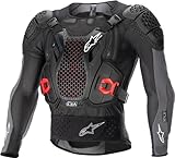 Alpinestars Bionic Plus V2 Giacca Protector (Black/Red,XL)