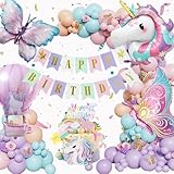 Decorazioni Compleanno Bambina Unicorno, Kit Compleanno Unicorno, Palloncini Unicorno, Festoni Compleanno, Compleanno Unicorno Bambina, Addobbi Compleanno Bambina