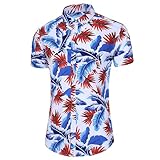 Manica Corta Shirt Uomo Manica Lunga Shirt Uomo Tendenza Stampa Shirt Uomo Outdoor Viaggio Spiaggia Shirt Uomo Casual Shirt Uomo Moda Shirt Uomo A-31 3XL