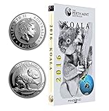 Australian Koala 2016 1 OZ (31,1 gr.) Argento 999 Silver Coin CAPSULA Moneta Perth Mint