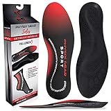 Physix Gear Sport Solette scarpe - Solette ortopediche per supporto arco plantare per fascite plantare, piede piatto, spina piatta, neuroma di morton - Forme per scarpe sportive e da lavoro 1 PAIO M