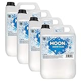 MoonFX M04175 - Liquido per neve professionale, 20 l (4 x 5 litri), liquido per neve professionale che produce fiocchi di neve a base di schiuma bianca soffici