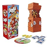 Hasbro Games Jenga: Super Mario Edition Game, Block Stacking Tower Game for Super Mario Fans, Ages 8 and Up